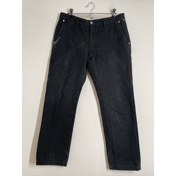 Vans Vault 34 Slam Jam Julian Klincewicz Black Cotton Canvas Pants Italy